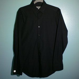 DKNY 15 32/33 M men’s cufflink black shirt.